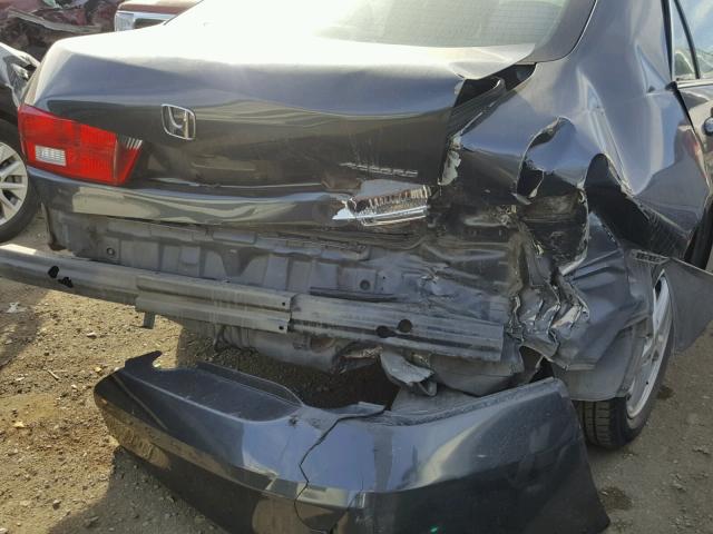 1HGCM56725A060660 - 2005 HONDA ACCORD EX GRAY photo 9