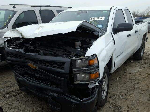 1GCRCPEH7FZ311838 - 2015 CHEVROLET SILVERADO WHITE photo 2