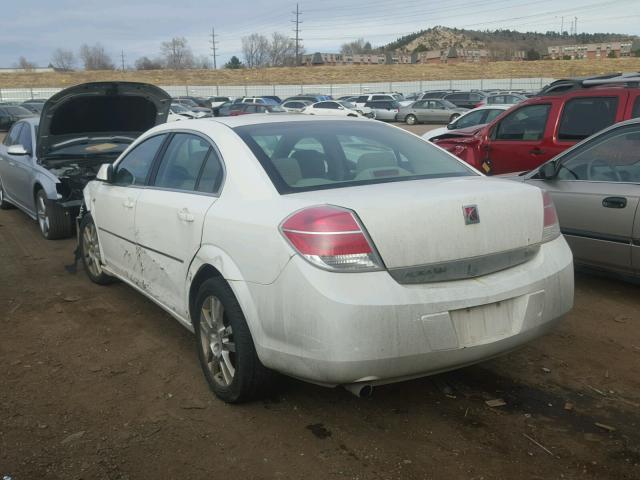 1G8ZS57N58F109699 - 2008 SATURN AURA XE WHITE photo 3