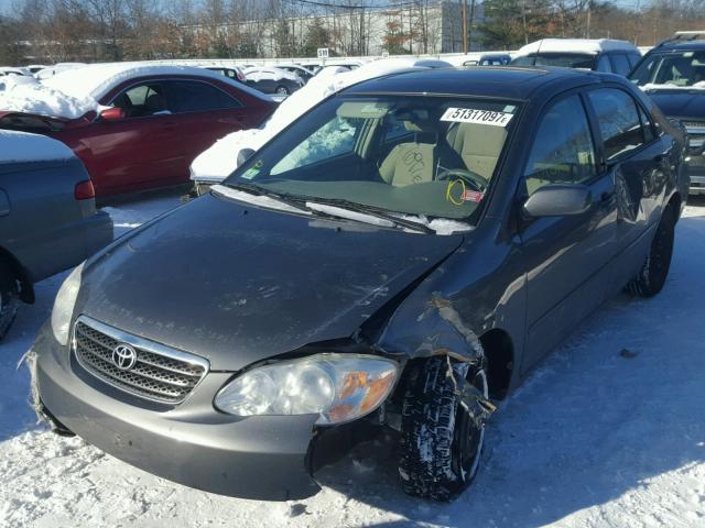 2T1BR32E07C759661 - 2007 TOYOTA COROLLA CE GRAY photo 2