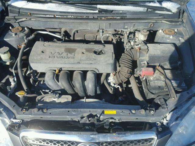 2T1BR32E07C759661 - 2007 TOYOTA COROLLA CE GRAY photo 7