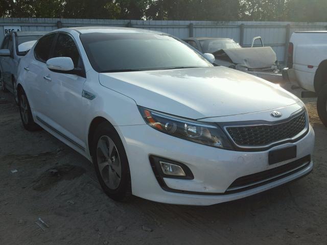 KNAGM4AD8G5094876 - 2016 KIA OPTIMA HYB WHITE photo 1