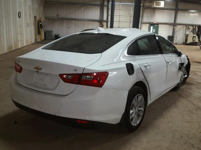 1G1ZE5ST1HF111865 - 2017 CHEVROLET MALIBU LT WHITE photo 4