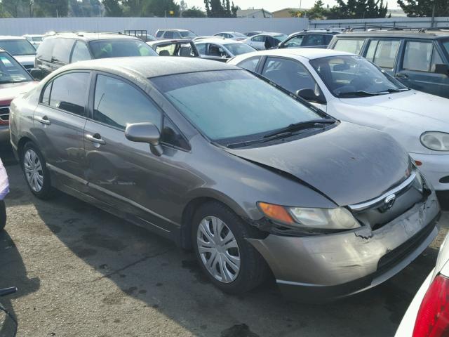 2HGFA165X7H505437 - 2007 HONDA CIVIC LX GRAY photo 1