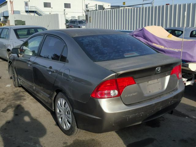 2HGFA165X7H505437 - 2007 HONDA CIVIC LX GRAY photo 3