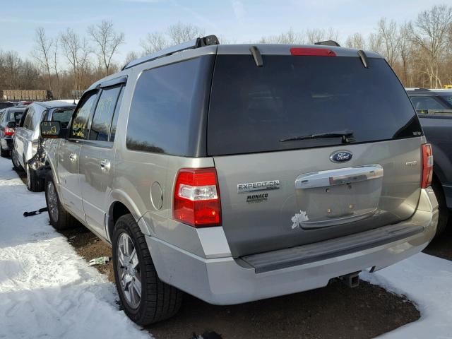 1FMFU20528LA86133 - 2008 FORD EXPEDITION TAN photo 3