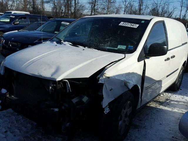 2C4JDGAGXCR371724 - 2012 DODGE RAM VAN WHITE photo 2