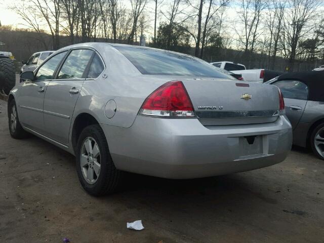 2G1WT55N881313065 - 2008 CHEVROLET IMPALA LT SILVER photo 3