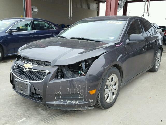 1G1PA5SH6E7114152 - 2014 CHEVROLET CRUZE LS GRAY photo 2