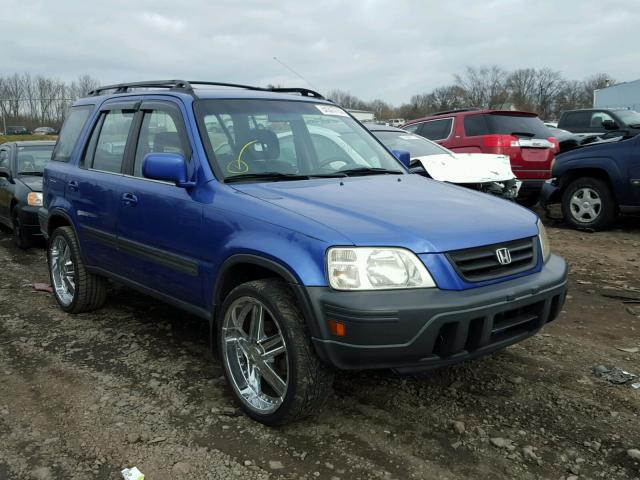 JHLRD1868YC005308 - 2000 HONDA CR-V EX BLUE photo 1