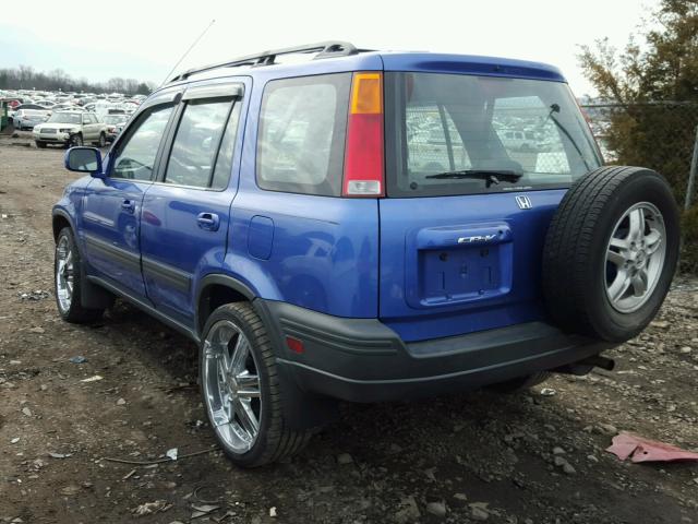 JHLRD1868YC005308 - 2000 HONDA CR-V EX BLUE photo 3