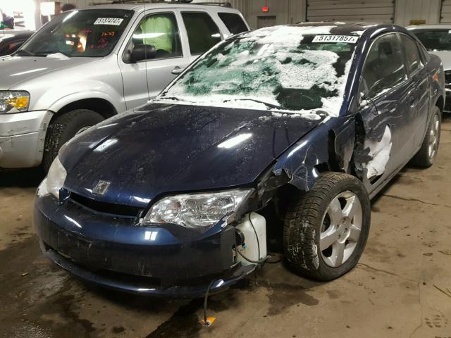 1G8AN15F17Z146495 - 2007 SATURN ION LEVEL BLUE photo 2