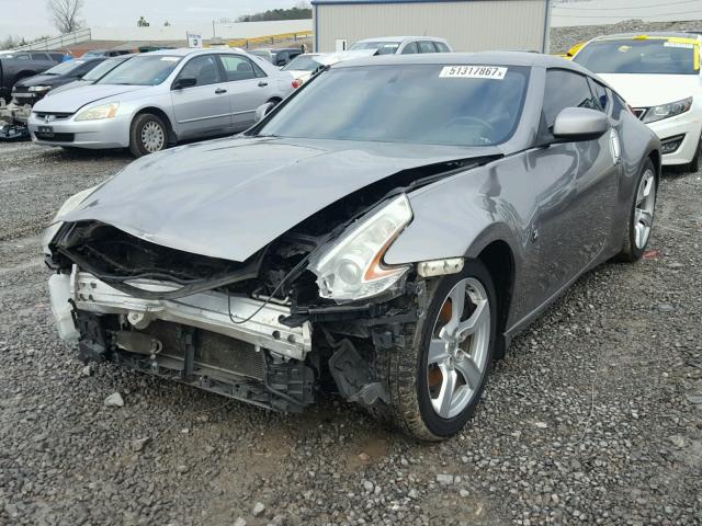 JN1AZ4EH8AM505586 - 2010 NISSAN 370Z GRAY photo 2