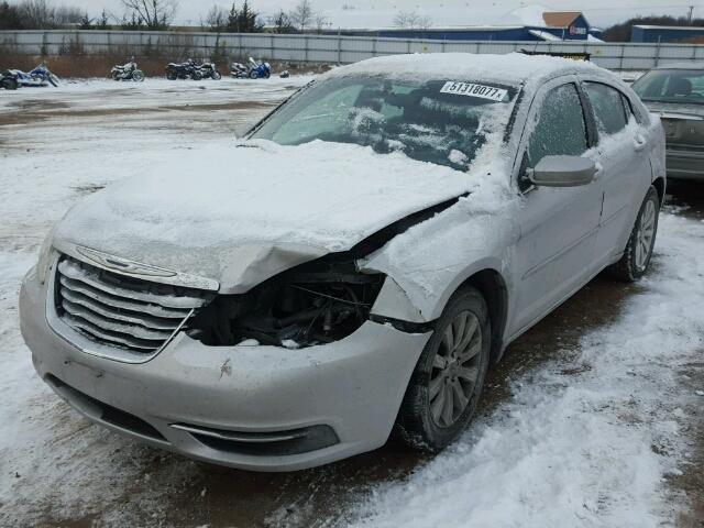 1C3BC1FG6BN544961 - 2011 CHRYSLER 200 TOURIN GRAY photo 2