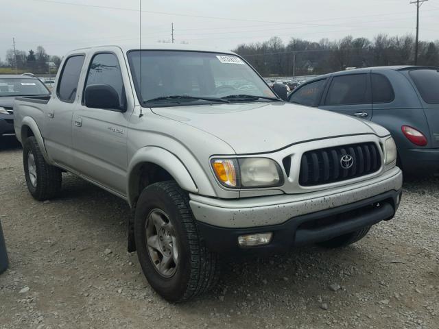 5TEHN72N12Z012456 - 2002 TOYOTA TACOMA DOU SILVER photo 1