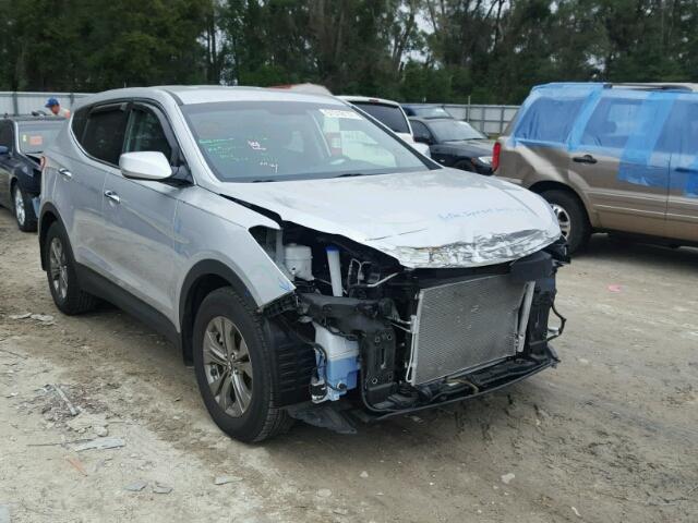 5XYZT3LB4EG159554 - 2014 HYUNDAI SANTA FE S SILVER photo 1