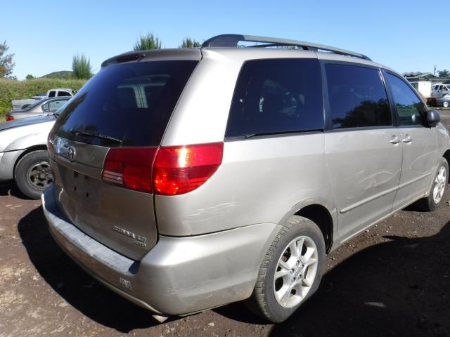 5TDBA23C85S037941 - 2005 TOYOTA SIENNA LE GOLD photo 4