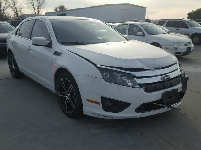 3FAHP0HA1AR404962 - 2010 FORD FUSION SE WHITE photo 1