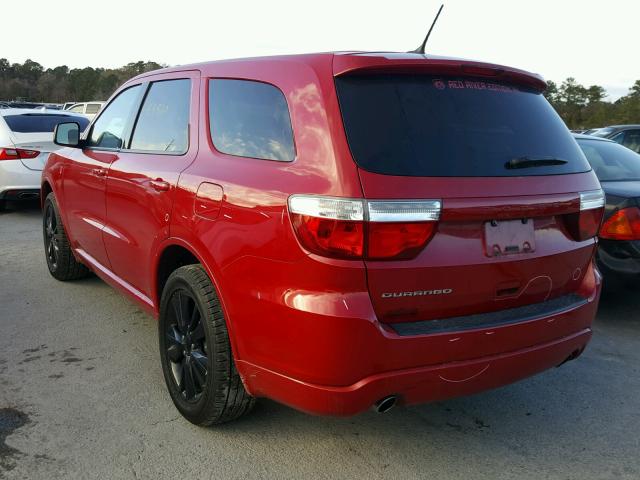 1C4RDHAG4DC696775 - 2013 DODGE DURANGO SX RED photo 3