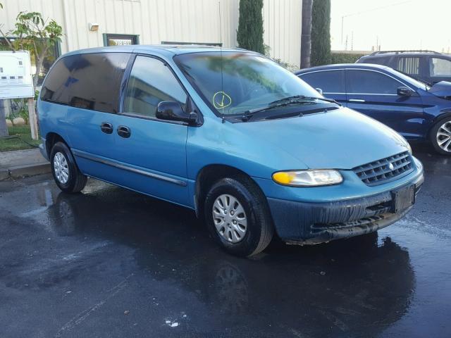 2P4GP25R6XR245071 - 1999 PLYMOUTH VOYAGER BLUE photo 1
