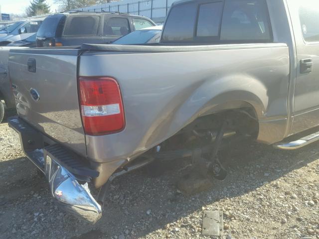 1FTPW12564KB92269 - 2004 FORD F150 SUPER TAN photo 9