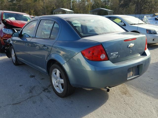 1G1AF5F58A7164116 - 2010 CHEVROLET COBALT 2LT TEAL photo 3