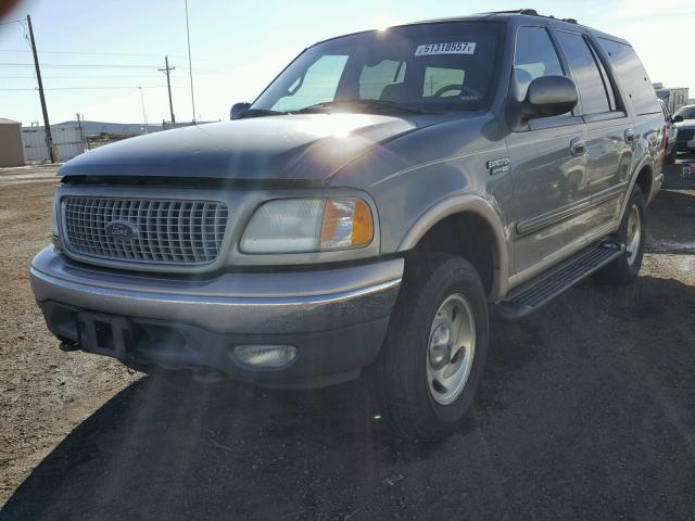 1FMPU18L0XLC17785 - 1999 FORD EXPEDITION GREEN photo 2