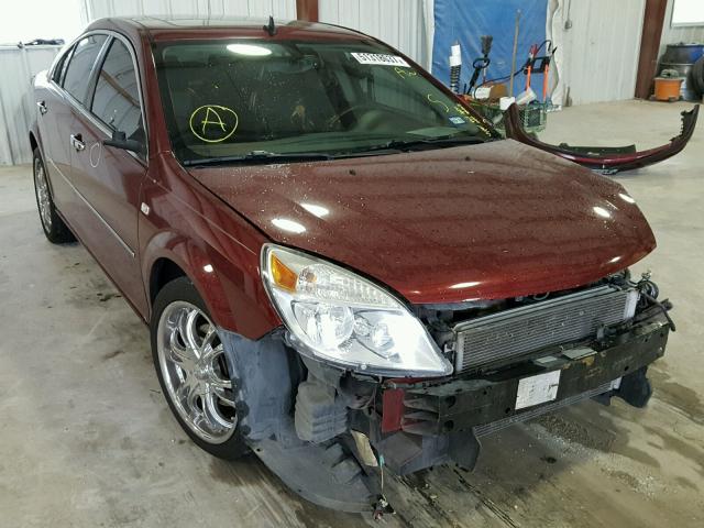 1G8ZV57748F127555 - 2008 SATURN AURA XR MAROON photo 1