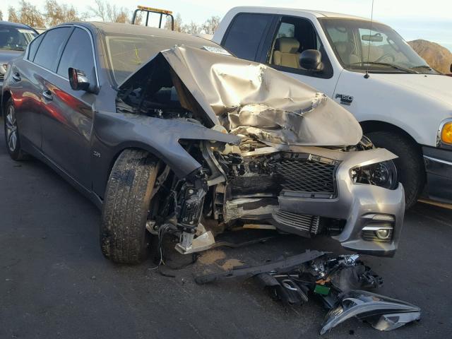 JN1CV7AP6HM640840 - 2017 INFINITI Q50 BASE GRAY photo 1