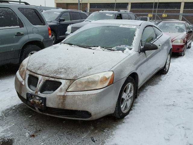 1G2ZH18N074241134 - 2007 PONTIAC G6 GT SILVER photo 2