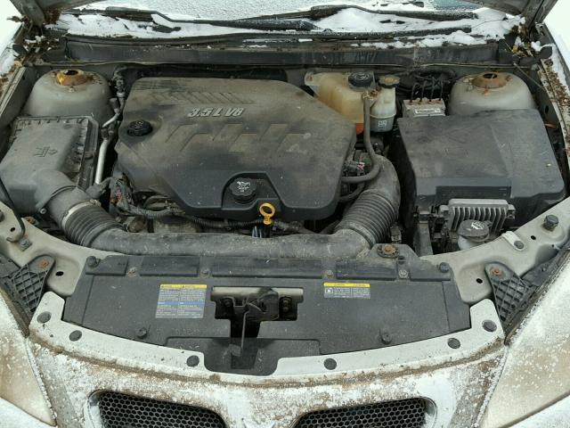 1G2ZH18N074241134 - 2007 PONTIAC G6 GT SILVER photo 7