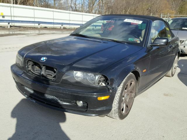 WBABR3348YEG02528 - 2000 BMW 323 CI BLACK photo 2