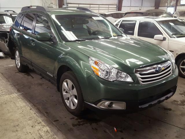 4S4BRCCC8C3239509 - 2012 SUBARU OUTBACK 2. GREEN photo 1