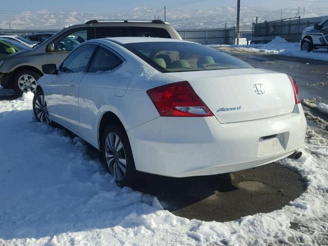 1HGCS1B36BA013676 - 2011 HONDA ACCORD LX- WHITE photo 3