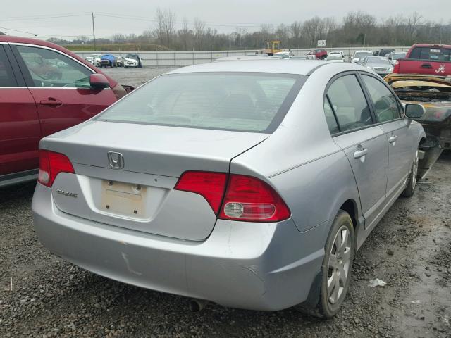 1HGFA16597L120504 - 2007 HONDA CIVIC LX SILVER photo 4