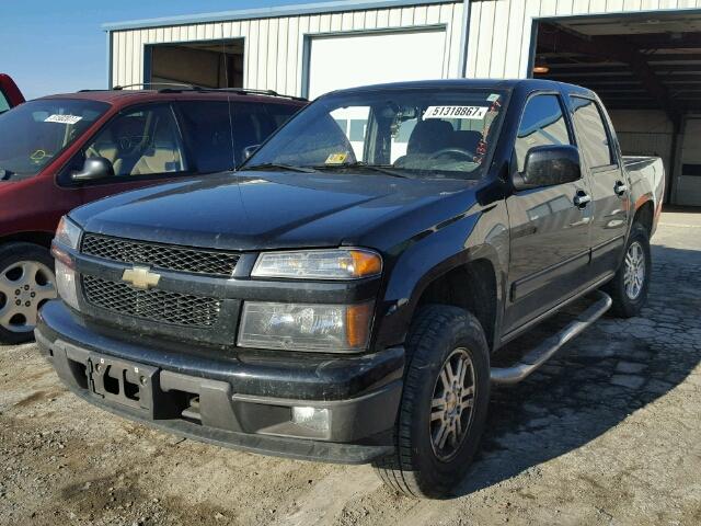 1GCHTCFEXC8146989 - 2012 CHEVROLET COLORADO L BLACK photo 2