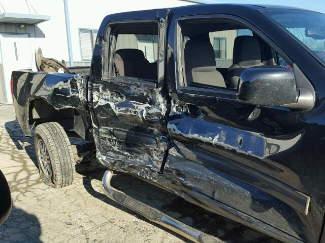1GCHTCFEXC8146989 - 2012 CHEVROLET COLORADO L BLACK photo 9