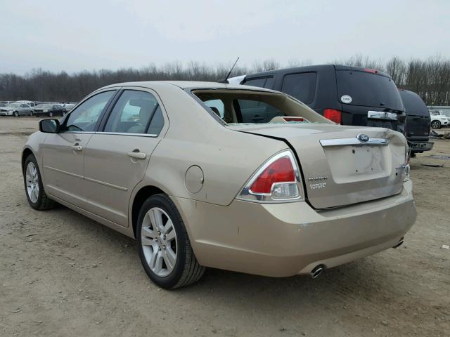 3FAHP08108R200812 - 2008 FORD FUSION SEL BEIGE photo 3