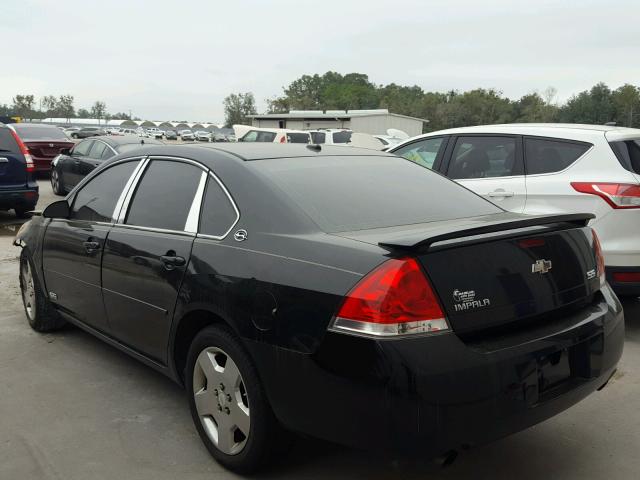2G1WD58C869159835 - 2006 CHEVROLET IMPALA SUP 黑色 照片 3