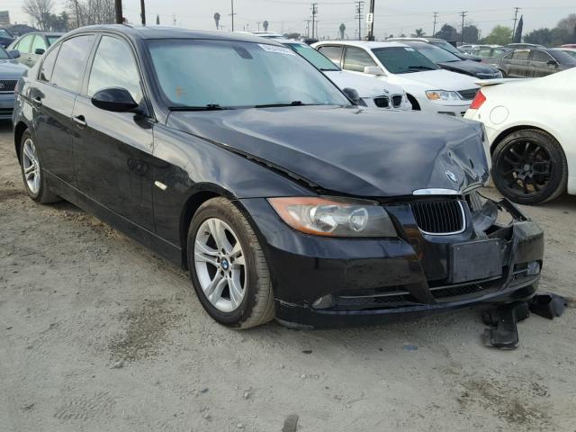 WBAVA37578NL57676 - 2008 BMW 328 I BLACK photo 1