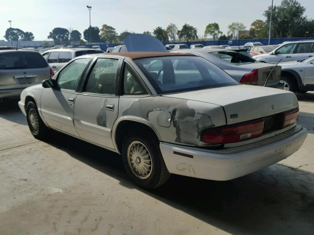 2G4WB52K5T1513930 - 1996 BUICK REGAL CUST WHITE photo 3