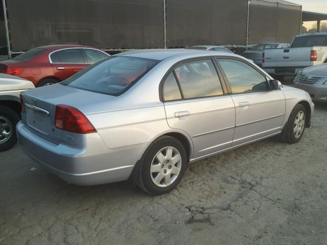 1HGES26702L082573 - 2002 HONDA CIVIC EX 银色 照片 4