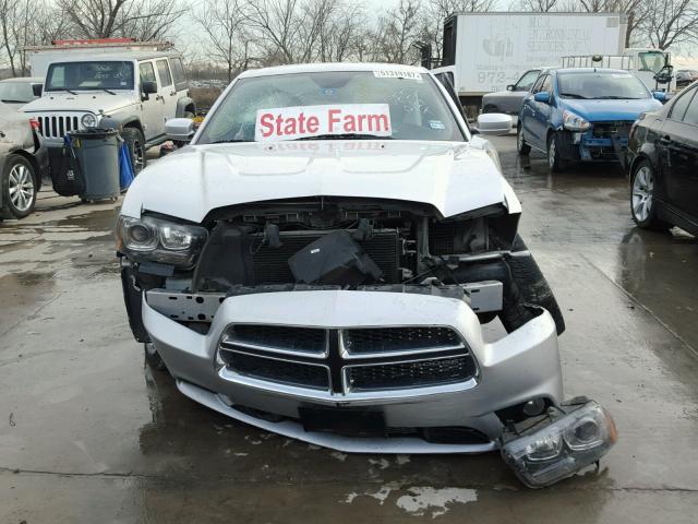 2B3CL5CT7BH613434 - 2011 DODGE CHARGER R/ SILVER photo 9