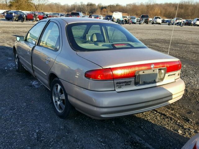 1MELM66L8WK614070 - 1998 MERCURY MYSTIQUE L GOLD photo 3