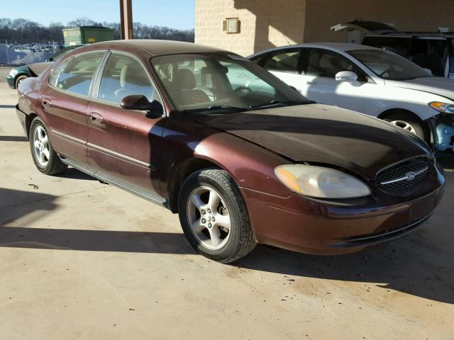 1FAFP53UX1A171552 - 2001 FORD TAURUS SE MAROON photo 1