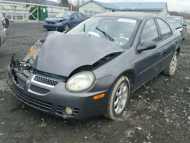 1B3ES56C03D244650 - 2003 DODGE NEON SXT CHARCOAL photo 2