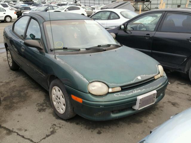 3B3ES47C0WT213793 - 1998 DODGE NEON HIGHL GREEN photo 1