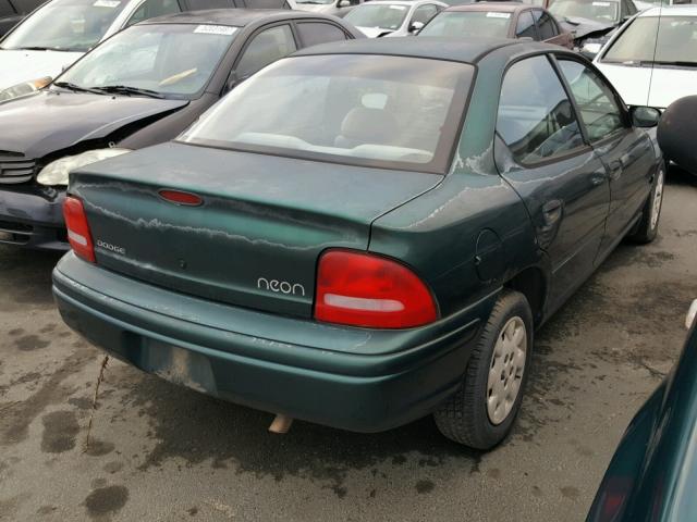 3B3ES47C0WT213793 - 1998 DODGE NEON HIGHL GREEN photo 4