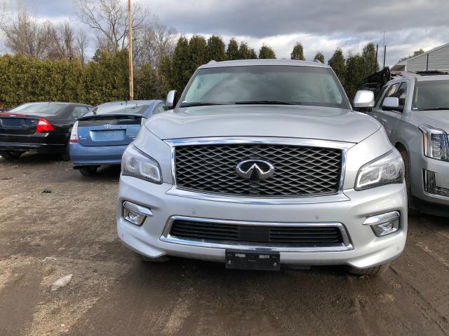 JN8AZ2NF2G9612039 - 2016 INFINITI QX80 SILVER photo 2