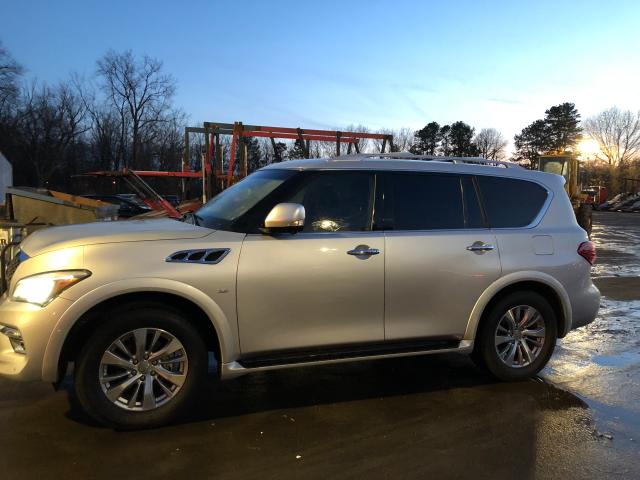 JN8AZ2NF2G9612039 - 2016 INFINITI QX80 SILVER photo 3